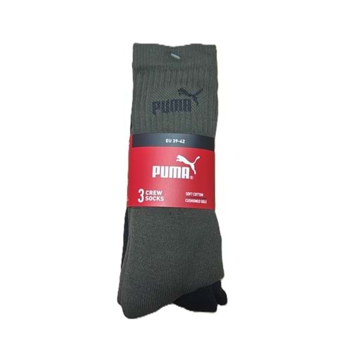 Puma 947110-05 Elements Crew So 3 Pack 3 Parça-Adet Unisex Çorap