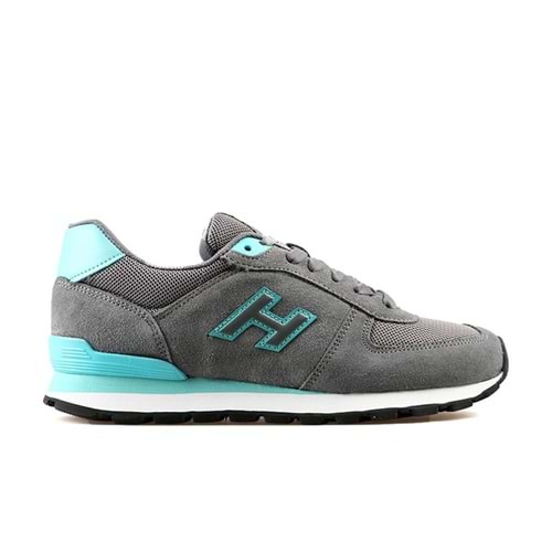 Hammer Jack 102 19250-G Peru Gri-Turkuaz %100 Hakiki Deri Unisex Spor Ayakkabı