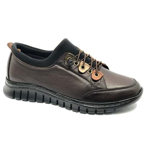Alfalotti 84165 Hakiki Deri Ortopedik Kadın Casual Ayakkabı