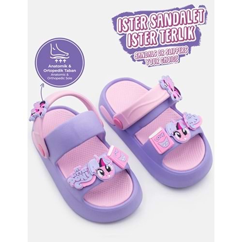 Kocamanlar 4505 Hafif Rahat Taban Okul Kreş Havuz Günlük Unisex Çocuk Terlik