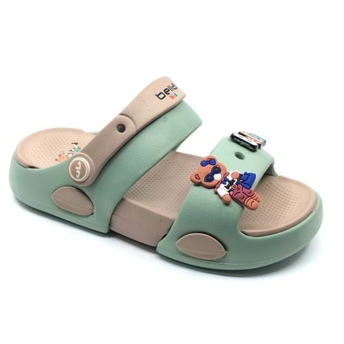 Kocamanlar E482 Hafif Rahat Taban Okul Kreş Havuz Günlük Unisex Çocuk Terlik