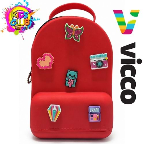 Vicco Pvc Mini Boy Çocuk Plaj Çantası Kreş Çantası Sırt Çantası Okul Çantası Unisex Çanta