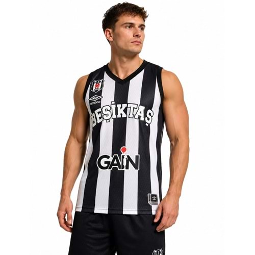 Beşiktaş Umbro Sponsor Baskılı Erkek Basketbol Forması