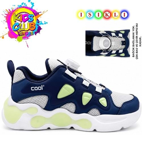 Cool Evan Akıllı Bağcıklı Işıklı Ortopedik Çocuk Spor Ayakkabı