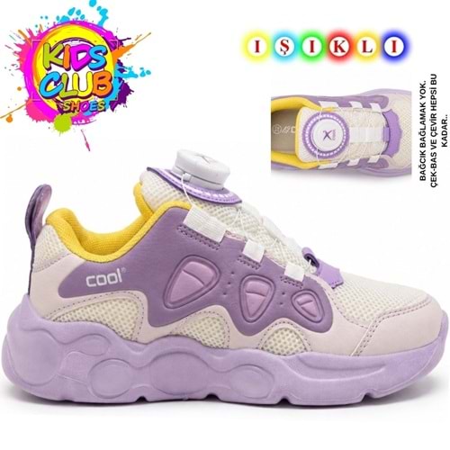 Cool Evan Akıllı Bağcıklı Işıklı Ortopedik Çocuk Spor Ayakkabı