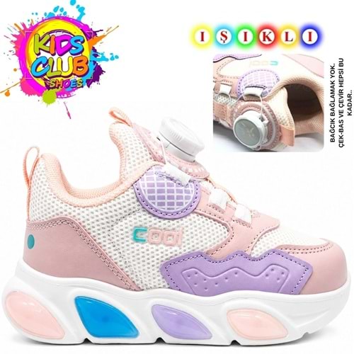 Cool Leon Akıllı Bağcıklı Işıklı Ortopedik Çocuk Spor Ayakkabı