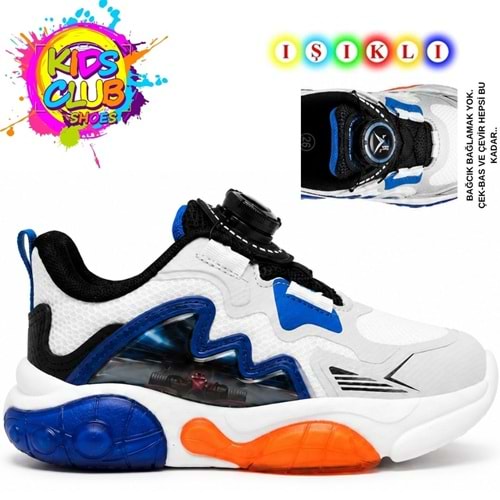 Cool Remy Akıllı Bağcıklı Işıklı Ortopedik Çocuk Spor Ayakkabı