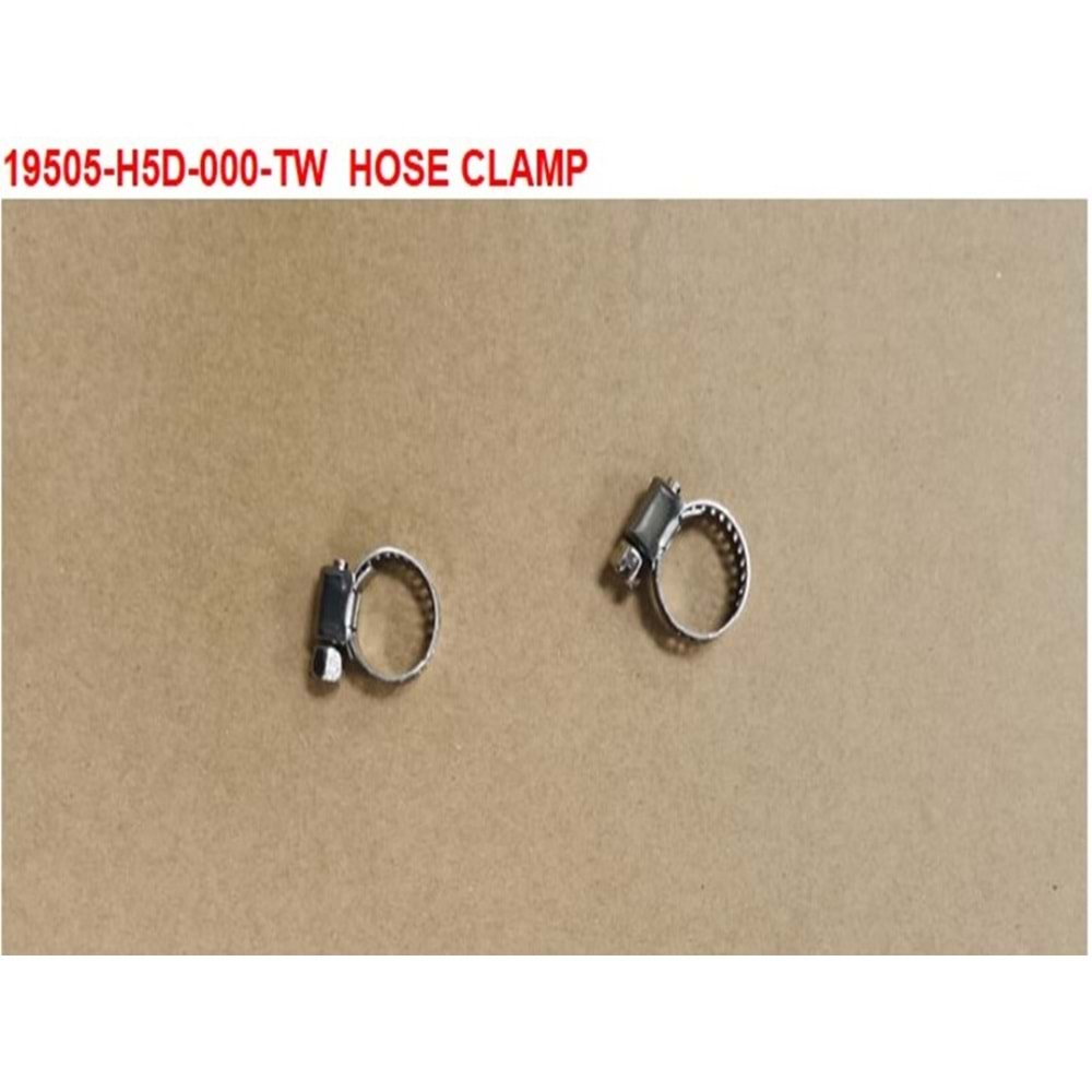 SYM KELEPCE RADYATOR BAGLANTI HORTUMU KELEPCESI(19505-H5D-000) 19505-H5D-000-TW