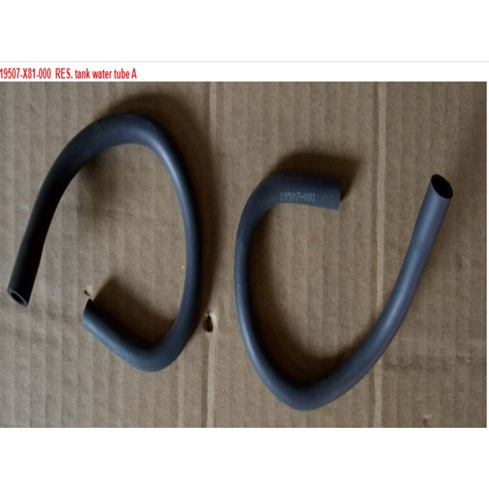 SYM HORTUM RADYATOR YEDEK SU DEPOSU TUPU A HORTUM BORU 19507-X81-000