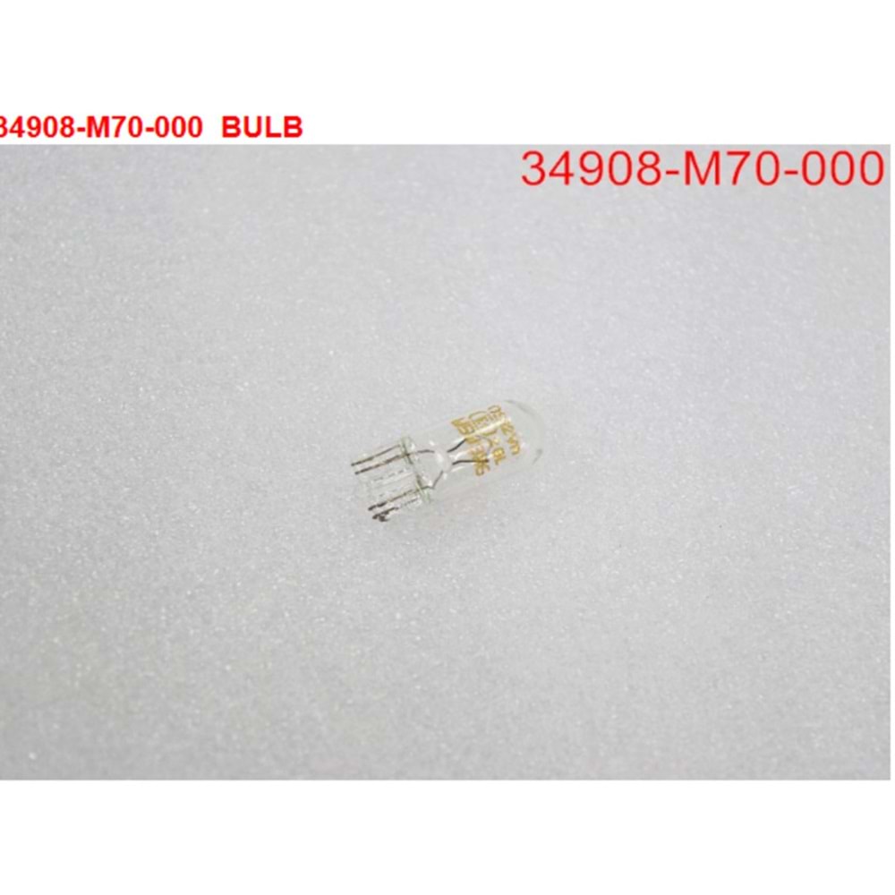 SYM AYDINLATMA PLAKA LAMBASI(34906-M70-000) 34908-M70-000