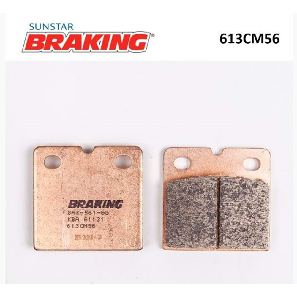 BRAKING 613CM56 SİNTERLİ ARKA FREN BALATASI