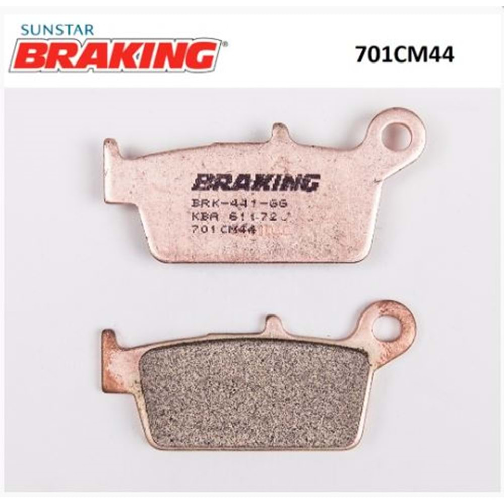 BRAKING 701CM44 SİNTERLİ ARKA FREN BALATASI