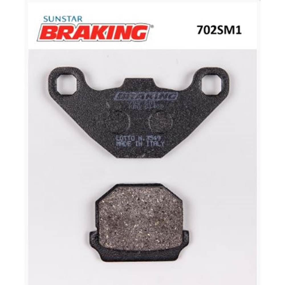 BRAKING 702SM1 YARI METALİK FREN BALATASI