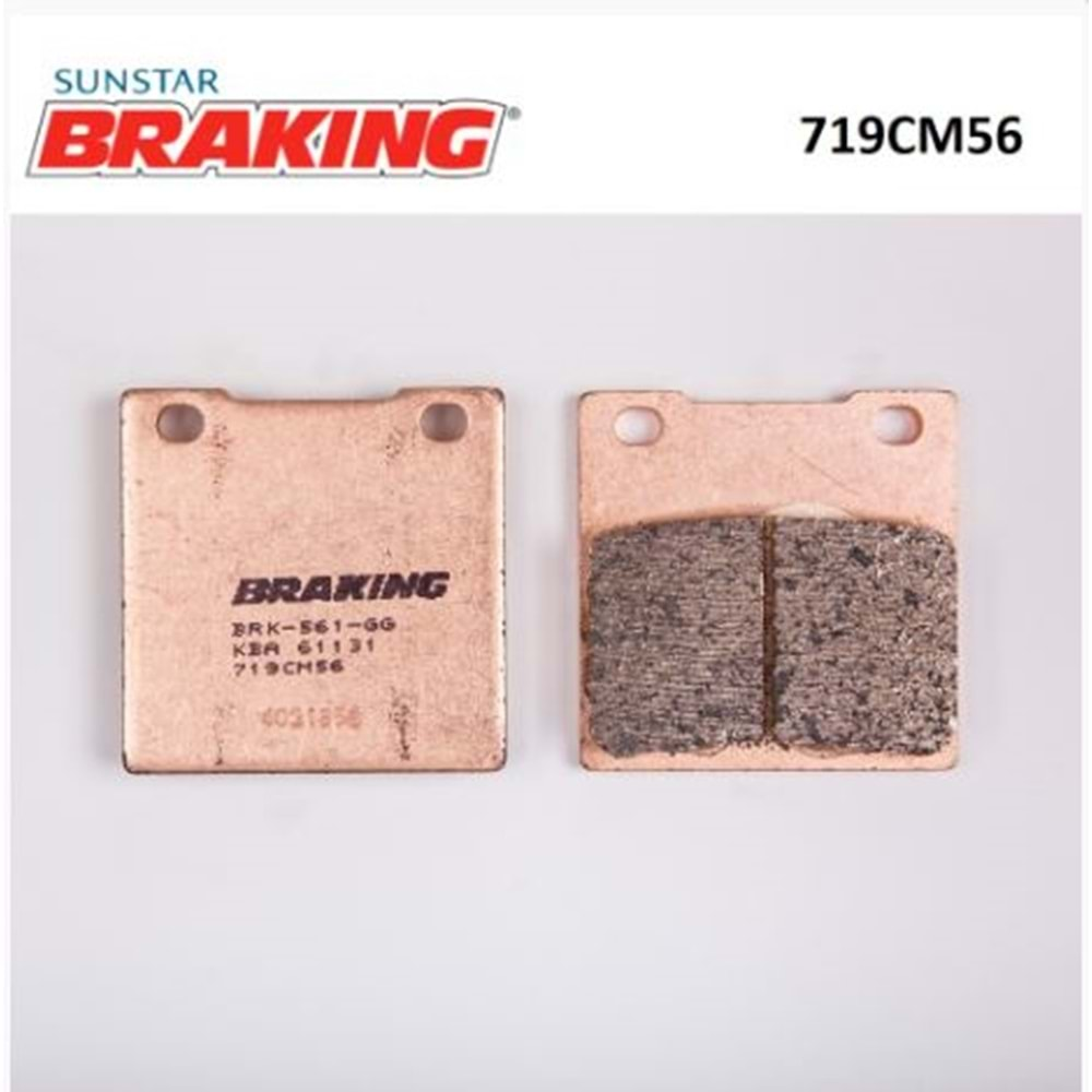 BRAKING 719CM56 SİNTERLİ ARKA FREN BALATASI