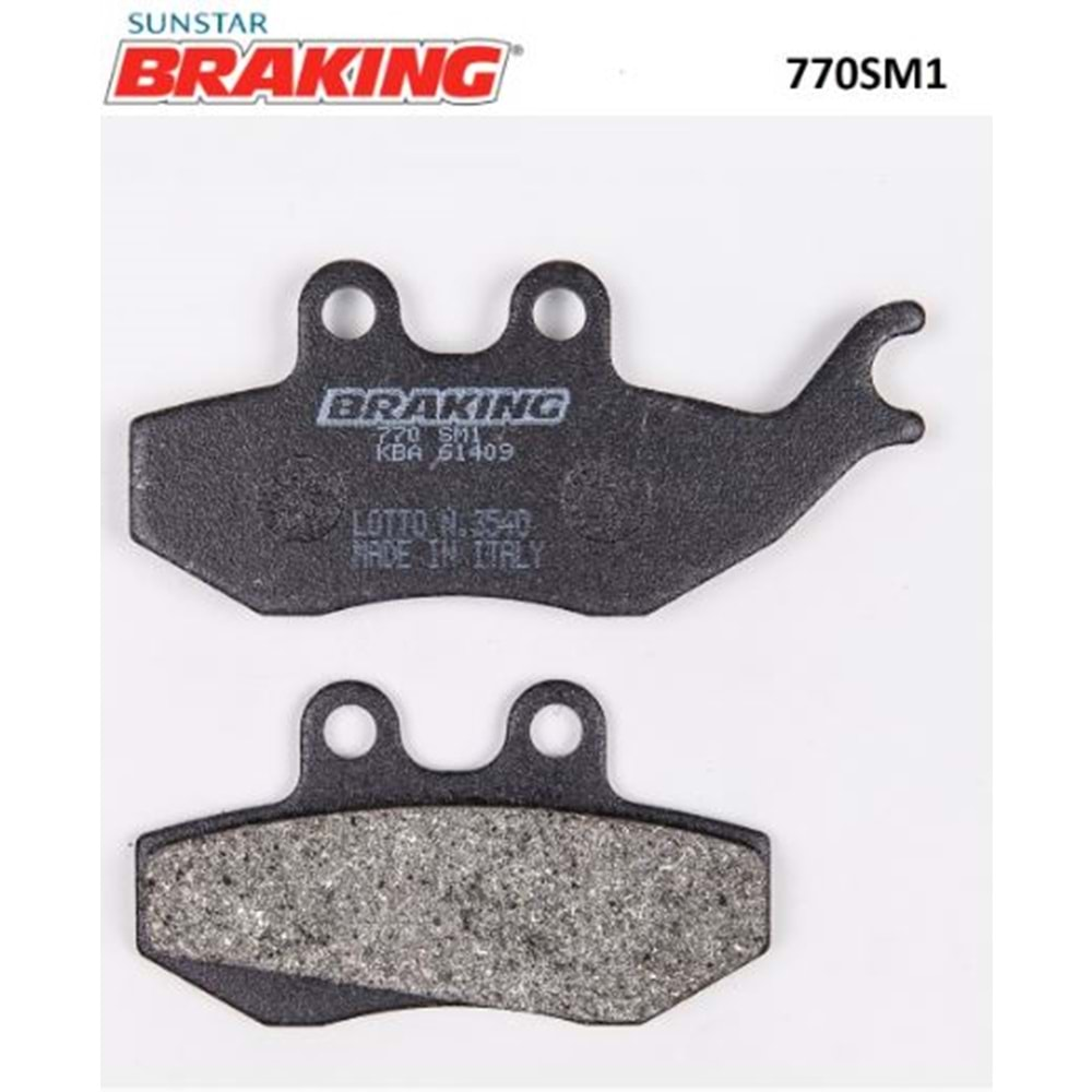 BRAKING 770SM1 YARI METALİK FREN BALATASI