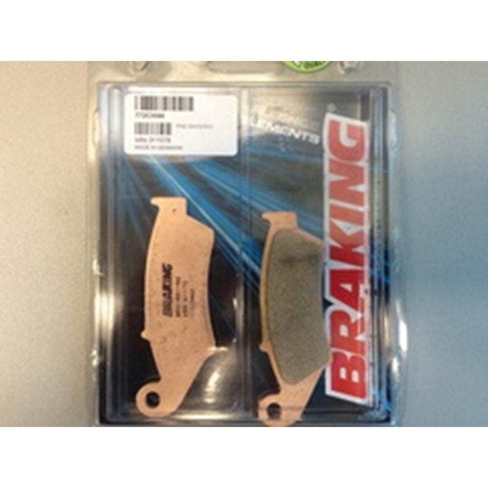 SUZUKI DRZ SM 400 ÖN FREN BALATASI SİNTERLİ (05/08) BRAKING 772CM44