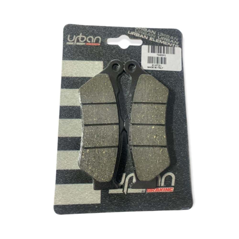 DUCATI X DIAVEL 1200 ARKA FREN BALATASI YARI METALİK (15/18) BRAKING 780SM1