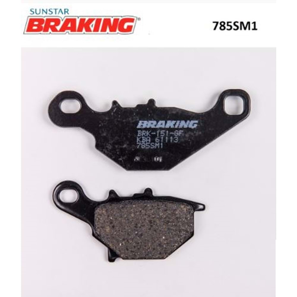 BRAKING 785SM1 YARI METALİK ÖN FREN BALATASI