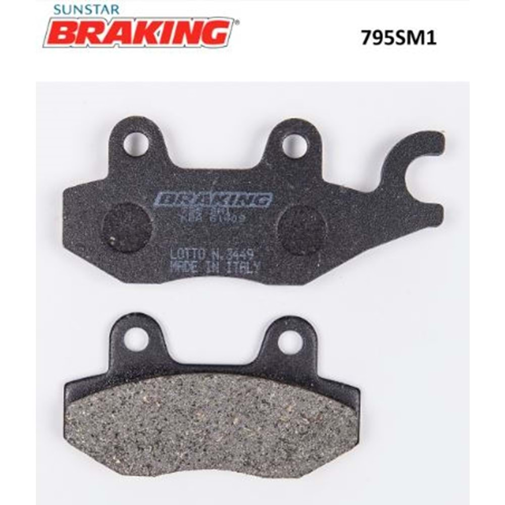 BRAKING 795SM1 YARI METALİK FREN BALATASI