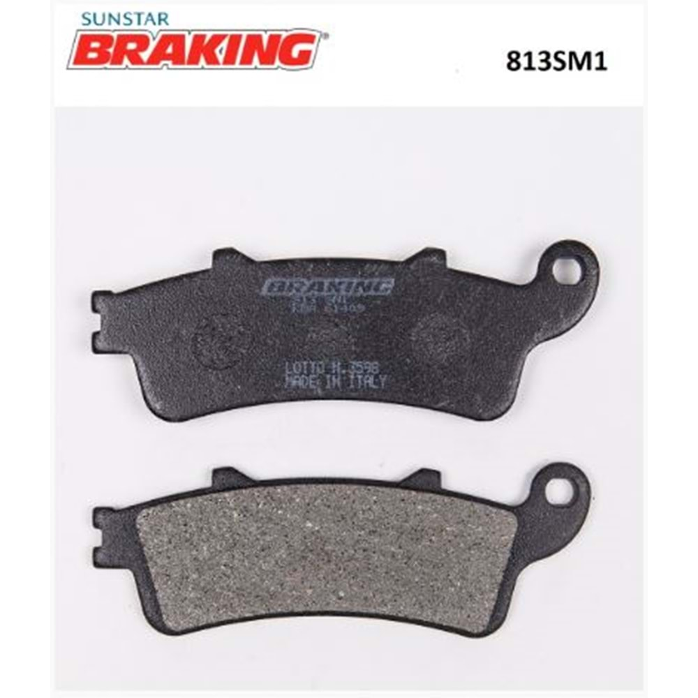 BRAKING 813SM1 YARI METALİK FREN BALATASI