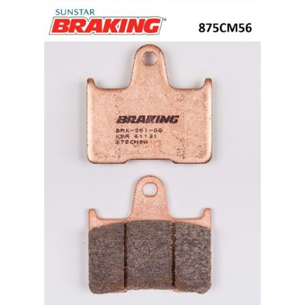 BRAKING 875CM56 SİNTERLİ ARKA FREN BALATASI