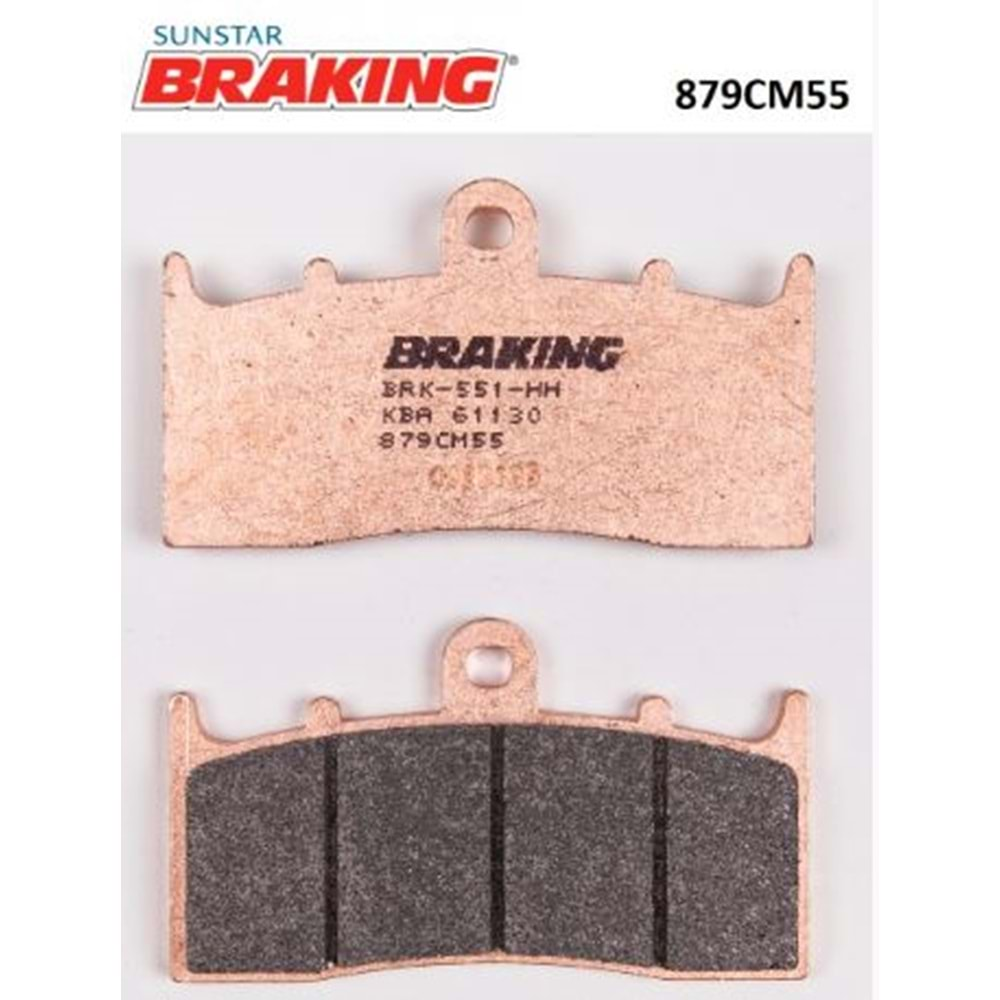 BRAKING 879CM55 SİNTERLİ ÖN FREN BALATASI