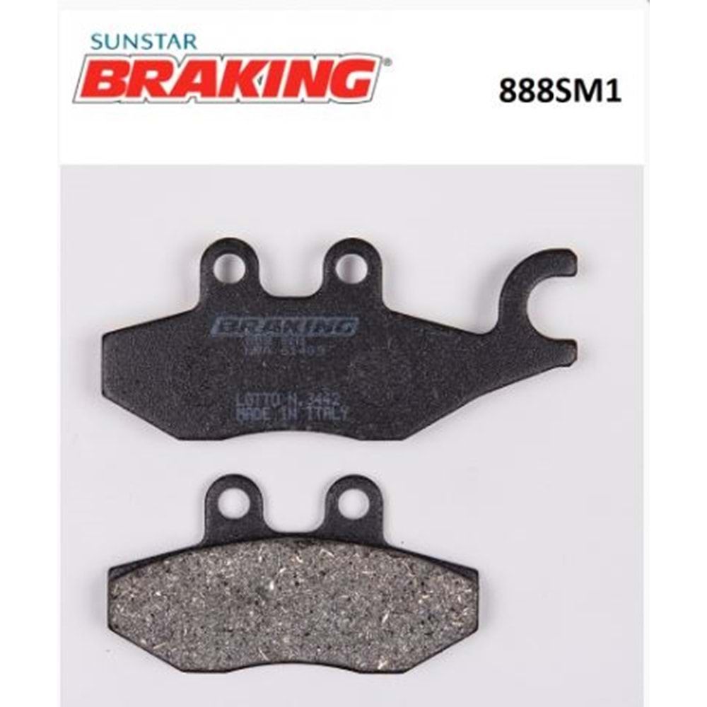 BRAKING 888SM1 YARI METALİK FREN BALATASI