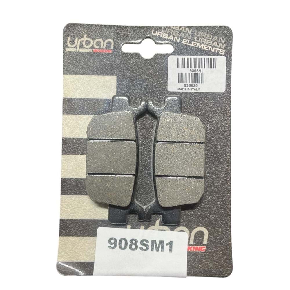 BRAKING 908SM1 YARI METALİK ARKA FREN BALATASI