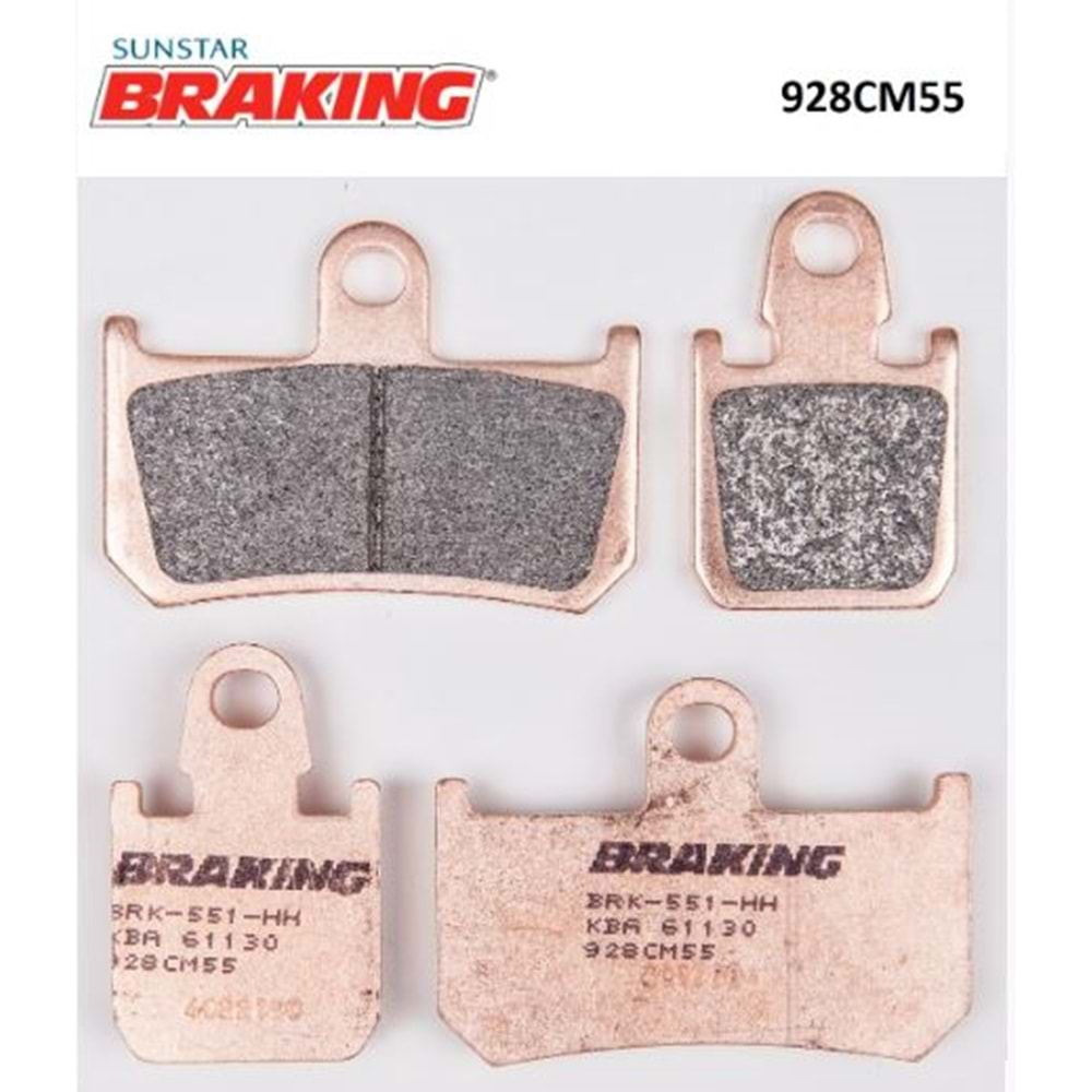 BRAKING 928CM55 SİNTERLİ ÖN FREN BALATASI