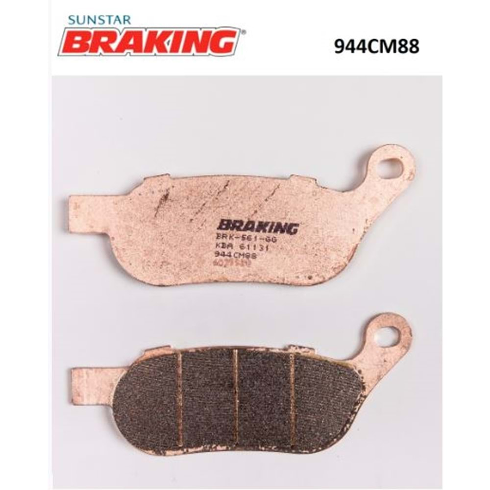 BRAKING 944CM88 SİNTERLİ ARKA FREN BALATASI