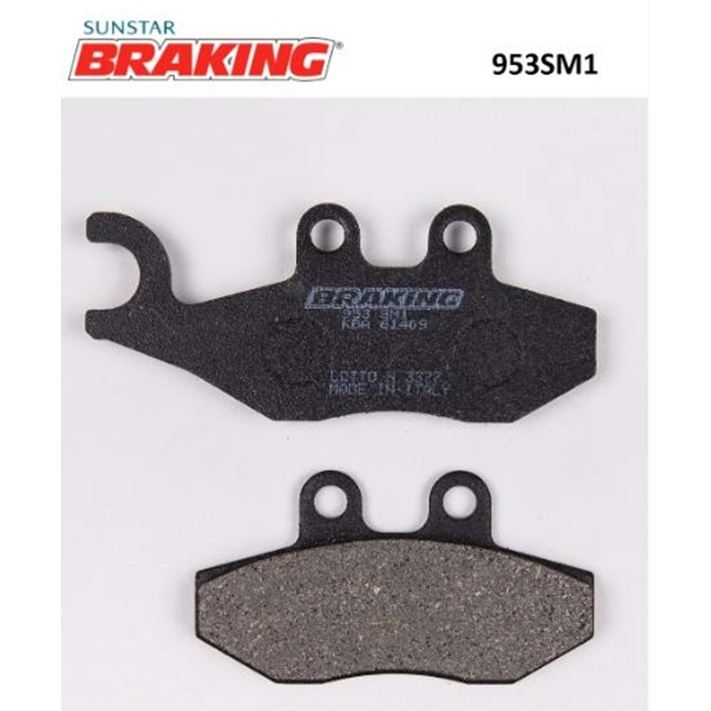 BRAKING 953SM1 YARI METALİK FREN BALATASI