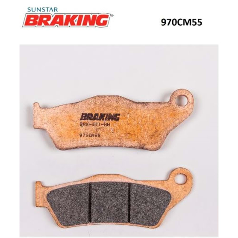 BRAKING 970CM55 SİNTERLİ ÖN FREN BALATASI