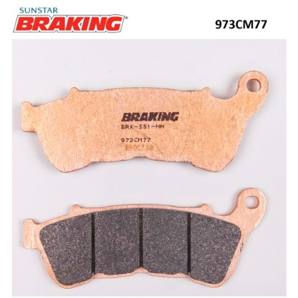 BRAKING 973CM77 SİNTERLİ ÖN FREN BALATASI