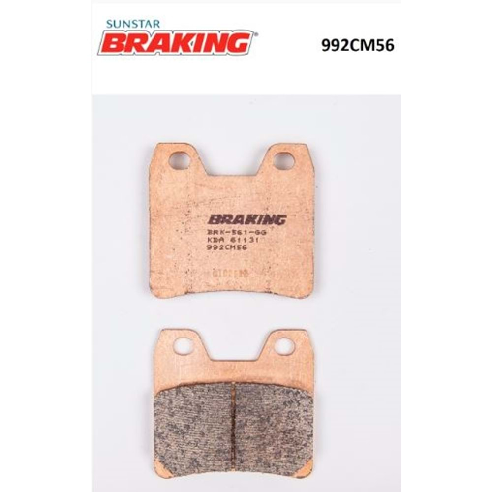 BRAKING 992CM56 SİNTERLİ ARKA FREN BALATASI