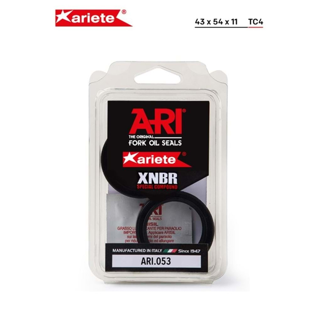 ARIETE HONDA CRF 250 L ÖN AMORTİSÖR YAĞ KEÇESİ (13/21) ARIETE ARI.053 43X54X11 TEK YAYLI