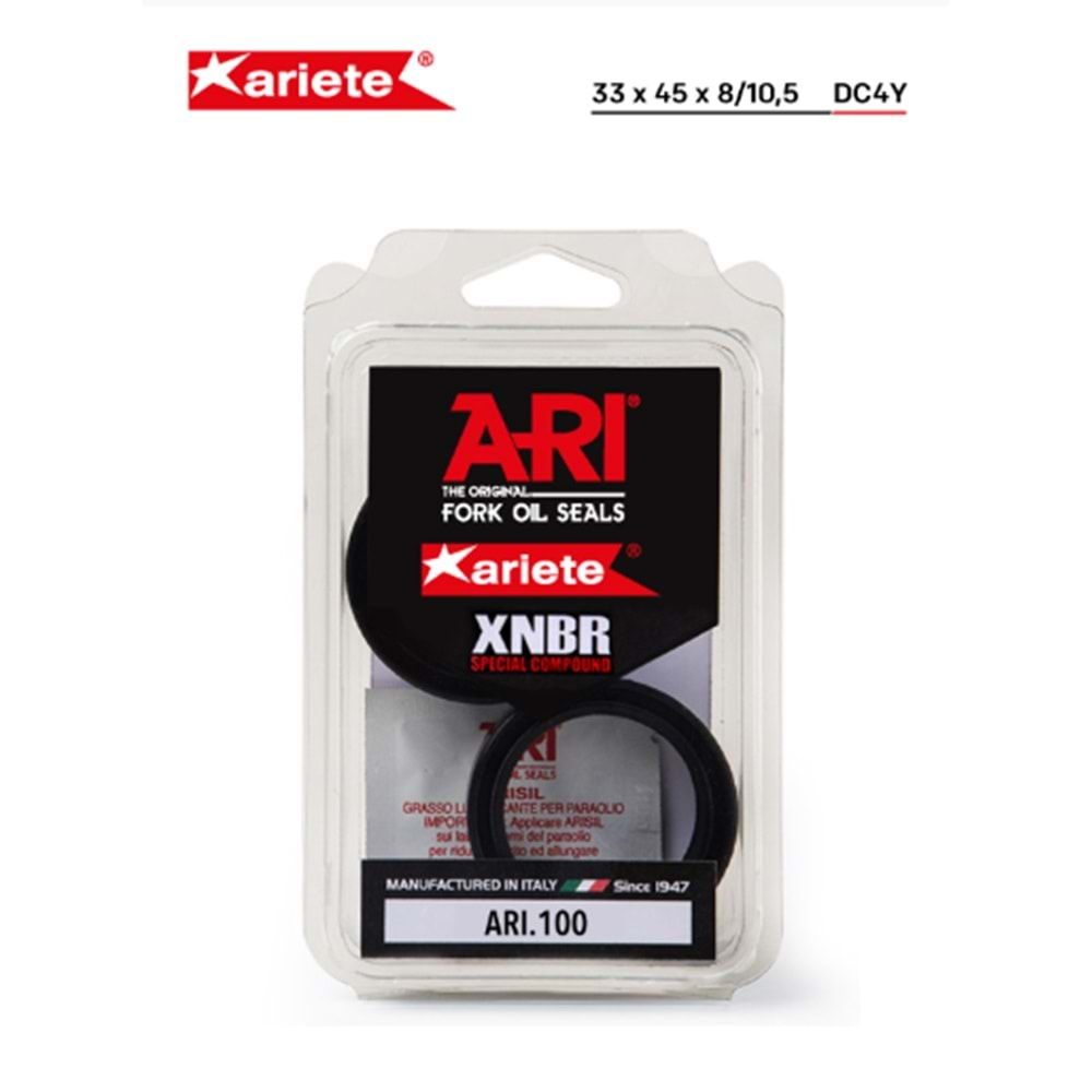 ARIETE ARI.100 ÖN AMORTİSÖR YAĞ KEÇESİ 33 X 45 X 8/10,5 DC4Y