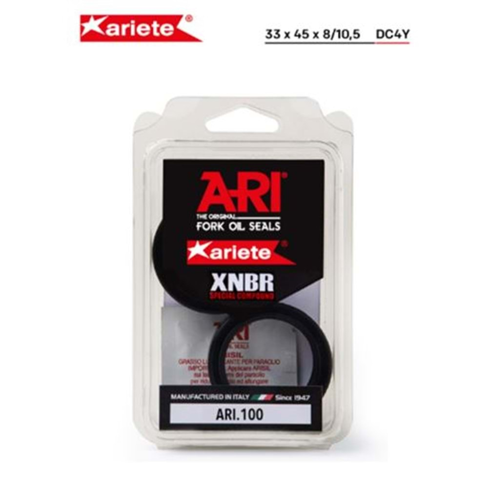 ARIETE SUZUKI VAN VAN 200 ÖN AMORTİSÖR YAĞ KEÇESİ (15/17) ARI.100 33X45X8/10,5 TEK YAYLI