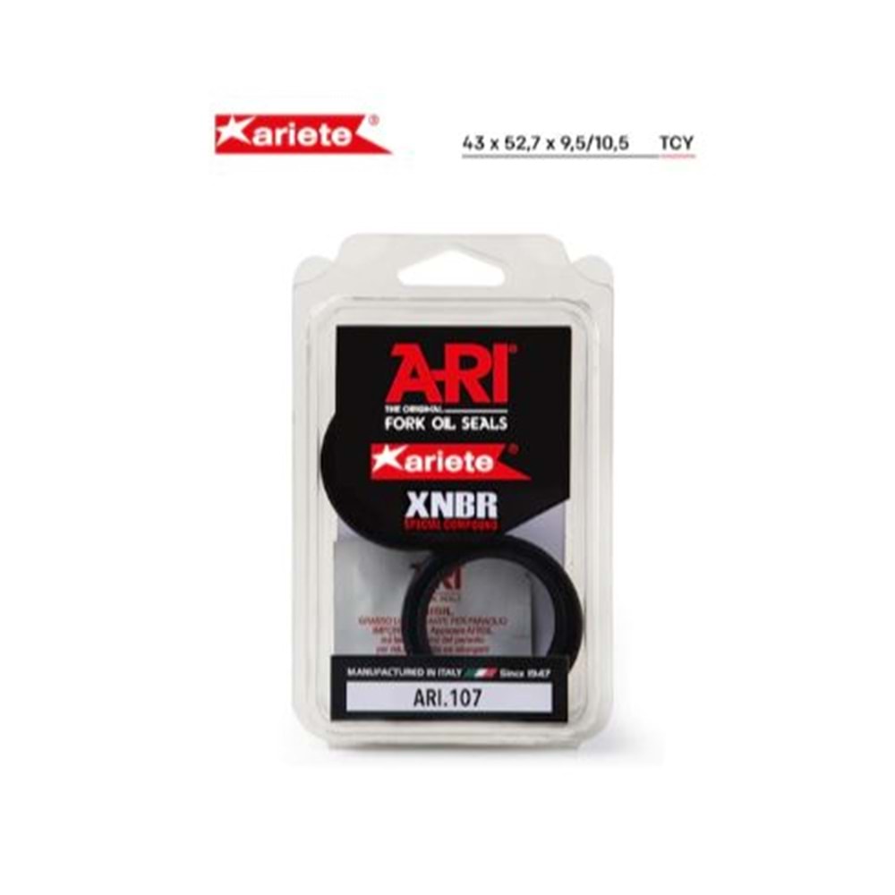 ARIETE KTM SX 85 ÖN AMORTİSÖR YAĞ KEÇESİ (04/13) ARI.107 43X52,7X9,5/10,5 TEK YAYLI