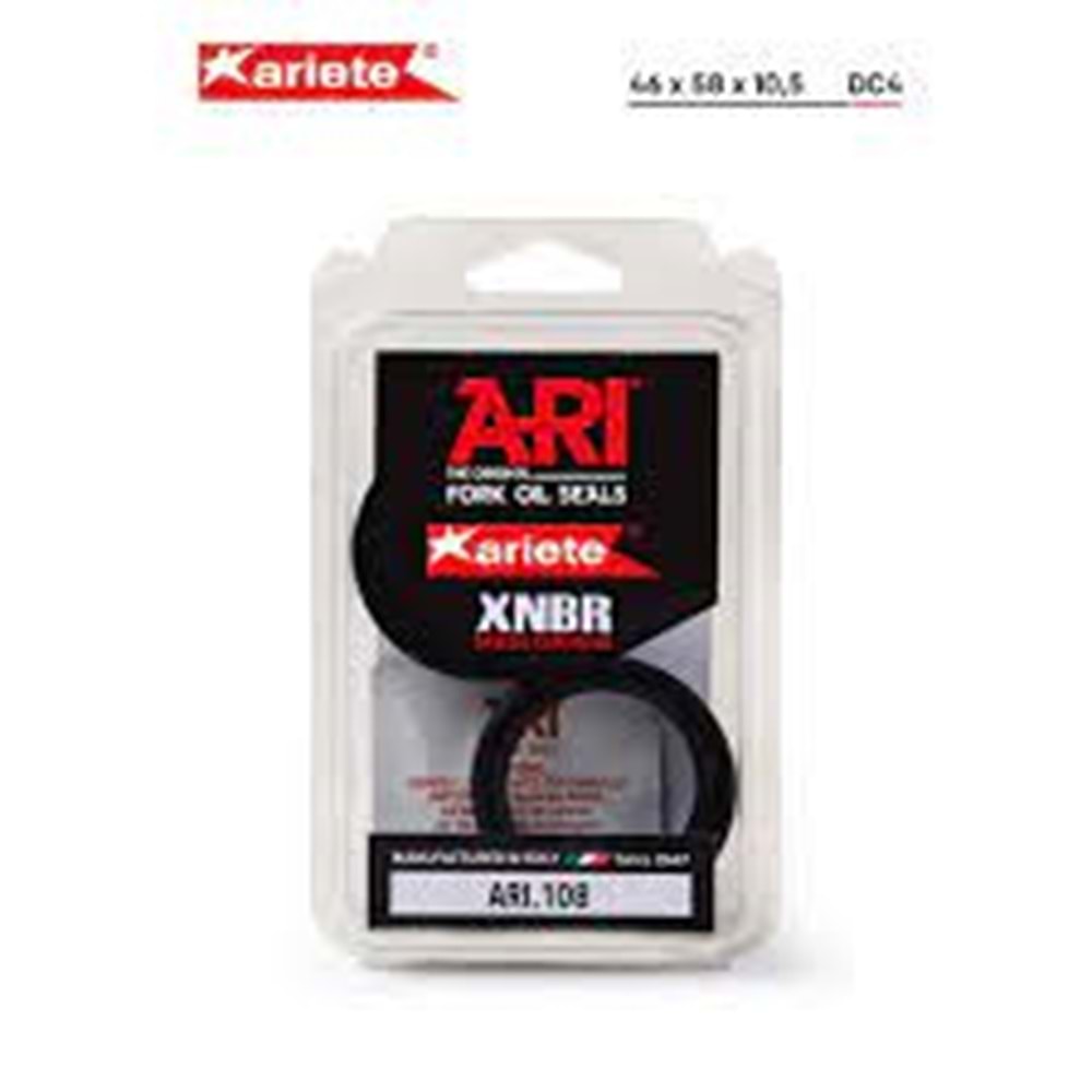 ARIETE KAWASAKI ZX-9R NINJA ÖN AMORTİSÖR YAĞ KEÇESİ (98/00) ARI.108 46X58X10,5 TEK YAYLI