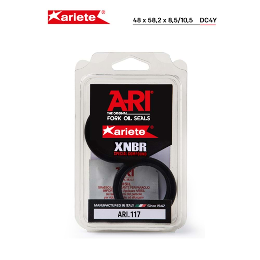 ARIETE ARI.117 ÖN AMORTİSÖR YAĞ KEÇESİ 48 X 58,2 X 8,5/10,5 DC4Y