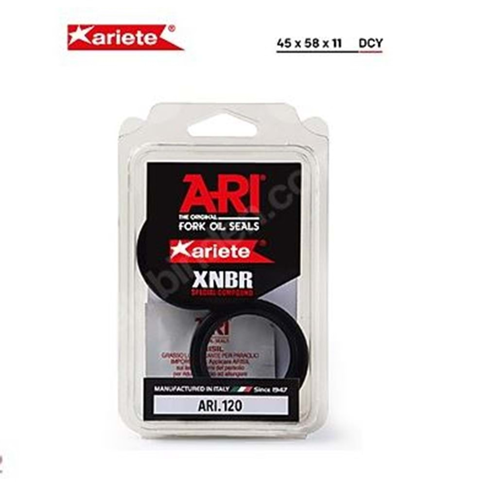 ARIETE GAS GAS EC 300 ÖN AMORTİSÖR YAĞ KEÇESİ (04/08) ARI.120 45X58X11 ÇİFT YAYLI