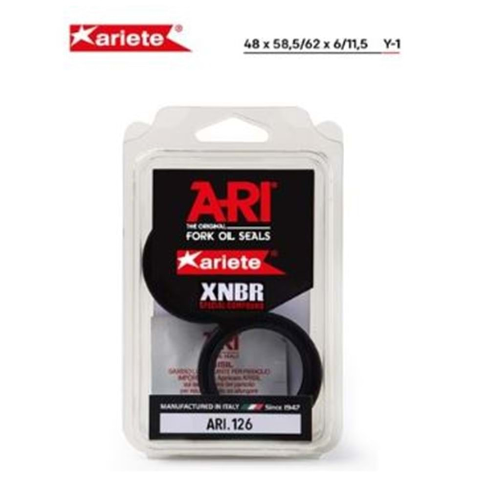 ARIETE GAS GAS EC 250 / F RACING ÖN AMORTİSÖR TOZ KEÇESİ (12/17) ARI.126 48X58,5/62X6/11,5 TOZ KEÇESİ