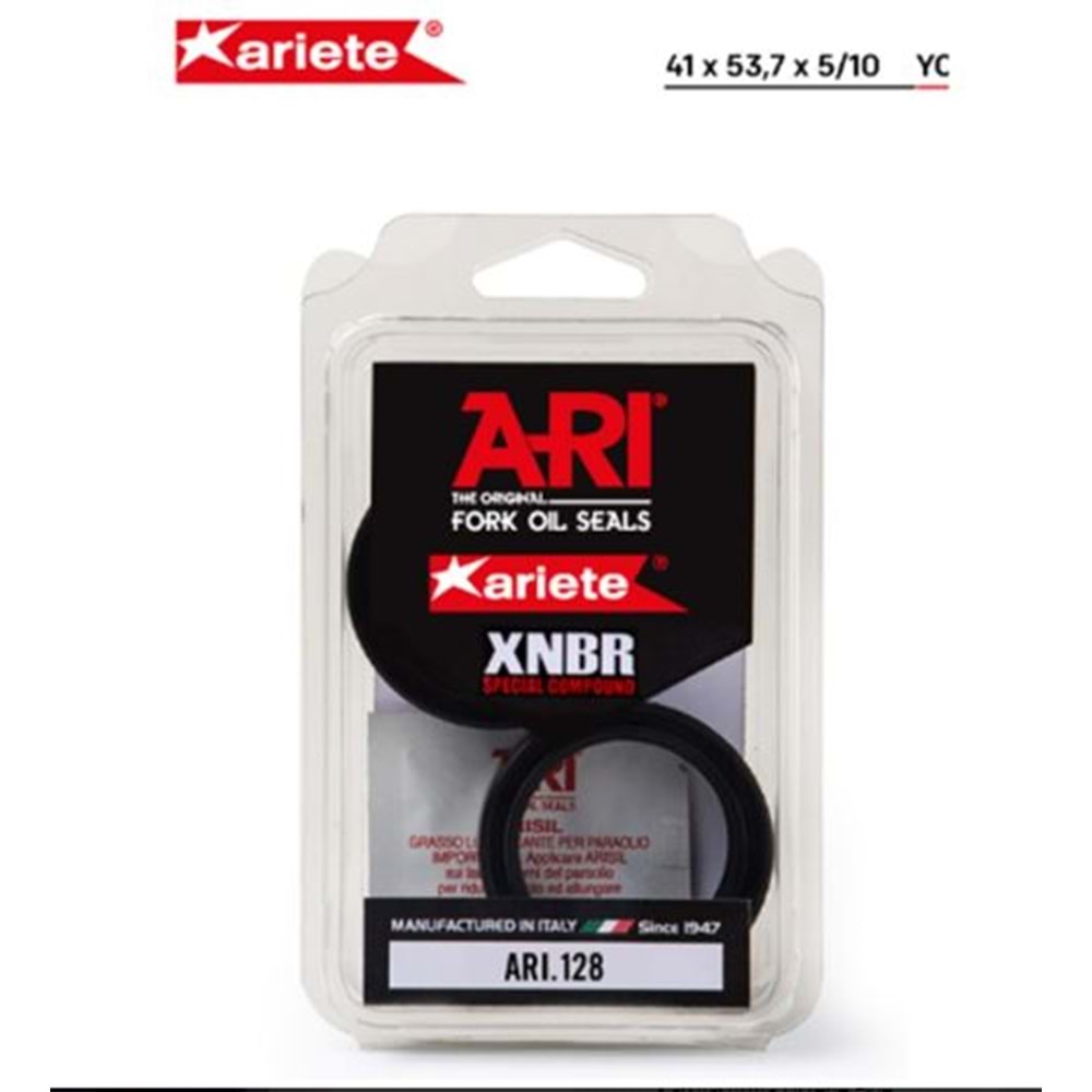 ARIETE KAWASAKI ER-6F / ER-6N ÖN AMORTİSÖR YAĞ KEÇESİ (05/15) ARI.128 41X53,7X5/10 TOZ KEÇESİ