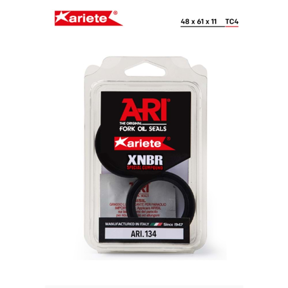 ARIETE ARI.134 ÖN AMORTİSÖR YAĞ KEÇESİ 48 X 61 X 11 TC4 TK 493,46 TL