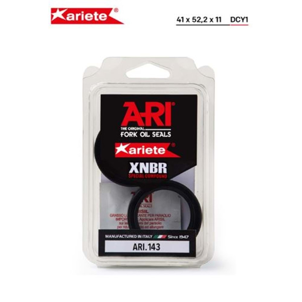 BMW F 650 GS / DAKAR ÖN AMORTİSÖR YAĞ KEÇESİ (08/12) ARIETE ARI.143 41X52,2X11 ÇİFT YAYLI