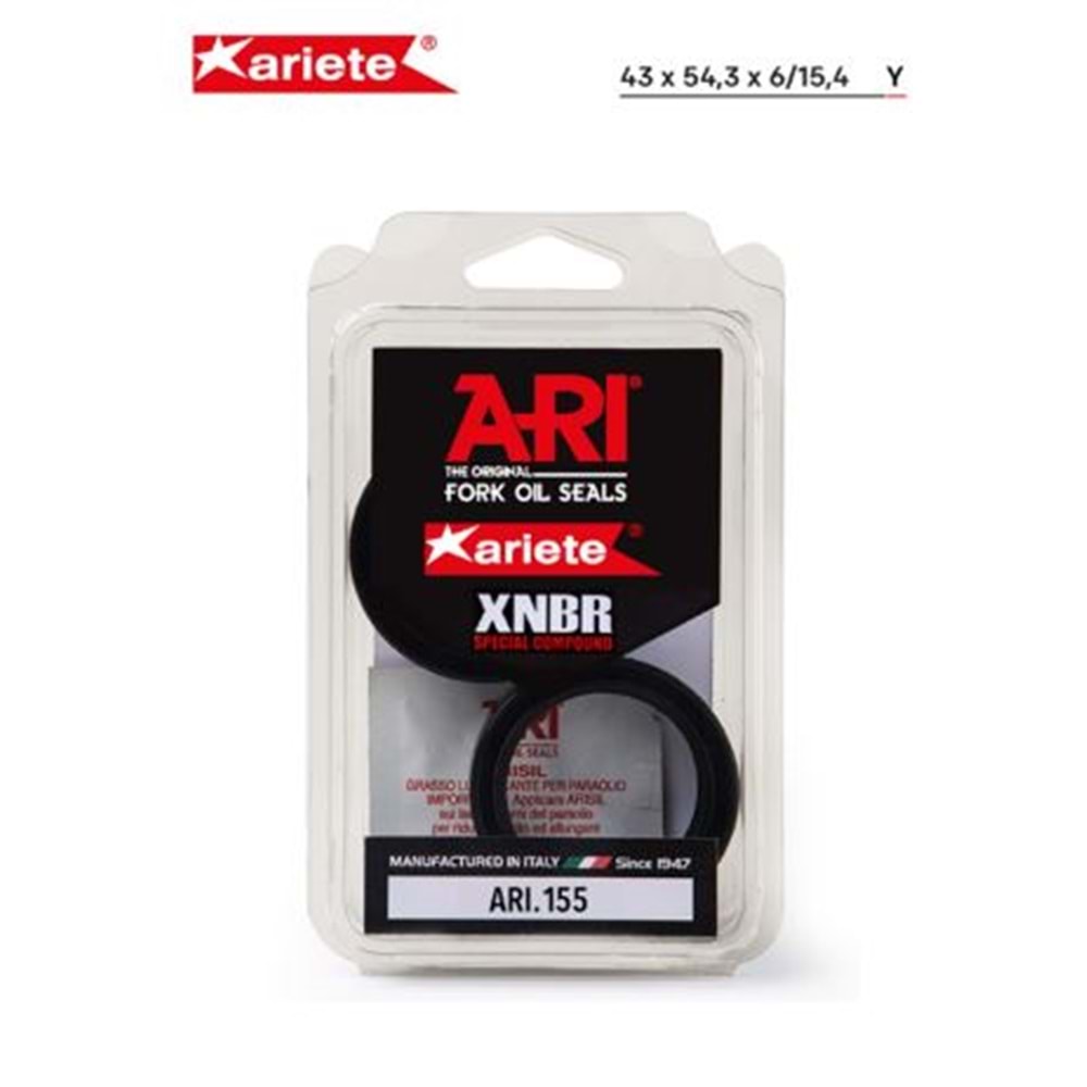 HONDA CBR 1000RR ÖN AMORTİSÖR TOZ KEÇESİ (08/19) ARIETE ARI.155 43X54,3X6/15,4 TOZ KEÇESİ