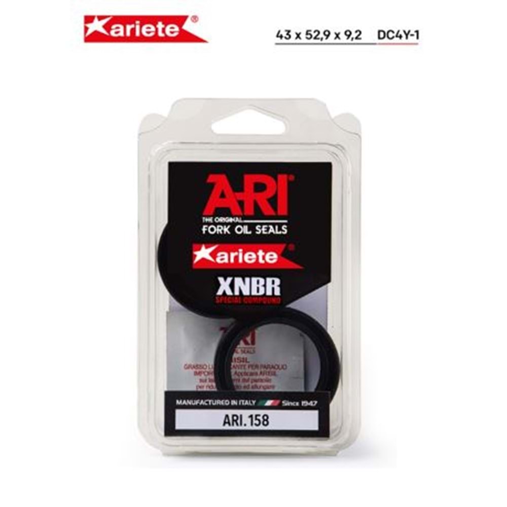 KTM RC 200 ÖN AMORTİSÖR YAĞ KEÇESİ (14/19) ARIETE ARI.158 43X52,9X9,2 TEK YAYLI