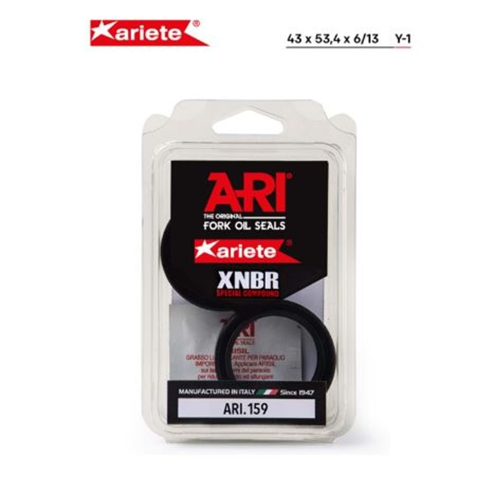 KTM DUKE 390 ÖN AMORTİSÖR YAĞ KEÇESİ (13/20) ARIETE ARI.159 43X53,4X6/13 TOZ KEÇESİ