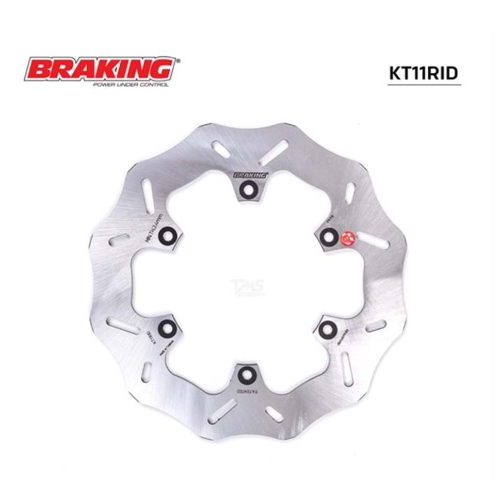 GAS GAS EC 250 ARKA FREN DİSKİ (96/10) BRAKING KT11RID DALGALI