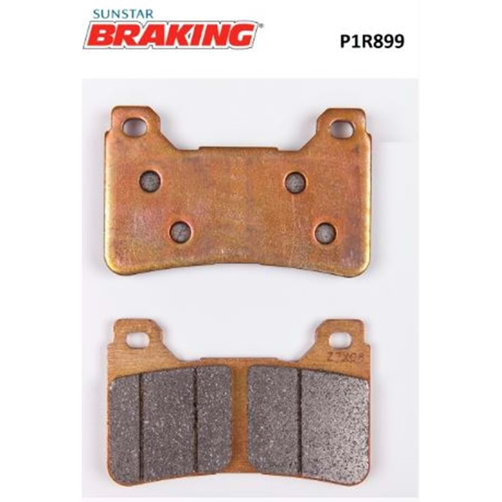 BRAKING P1R899 YÜKSEK PERFORMANS SİNTERLİ ÖN FREN BALATASI (PİST)